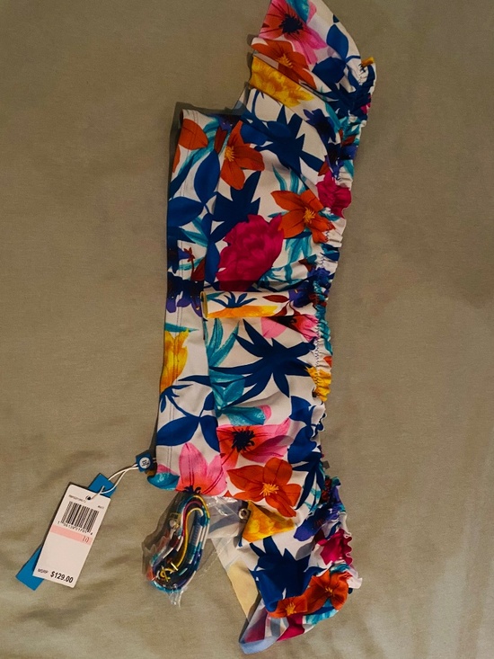 Bleu Rod Beattie Other - Bleu Rod Beattie Bikini Top floral size L